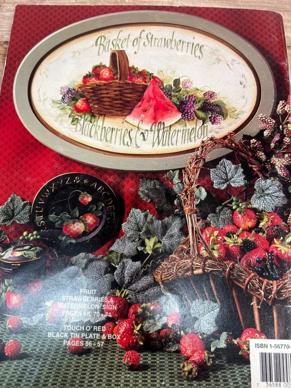 Grans Cottage By Ros Stallcup Decorative Painting Book - Floral Fruit & Cottage-